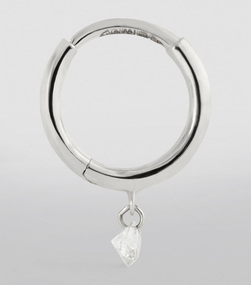 Persée 18k white gold and diamond Danaé single earring, imported from the UK