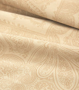 Double Flat Cotton Sheet with Coastal Paisley Pattern, 240cm x 280cm