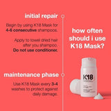 K18 leave-in molecular repair mask 15ml Duo (British brand)