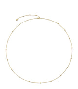 Harrods Monica Vinader Yellow Gold Beaded Chain Necklace 41-46cm- Buy online at McGrocer