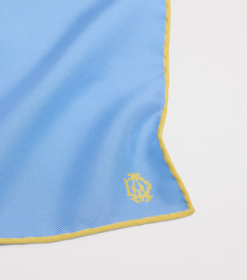 Dunhill mulberry silk pocket square 30cm (British brand)