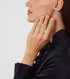 Chaumet Jeux de Liens rose gold diamond mother-of-pearl bracelet, imported from the UK