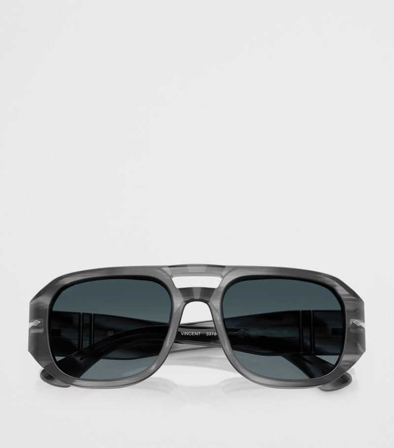 Persol Vincent Pilot acetate sunglasses, Italian design - British product