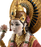 Lladró Goddess Lakshmi figurine 41cm, UK version