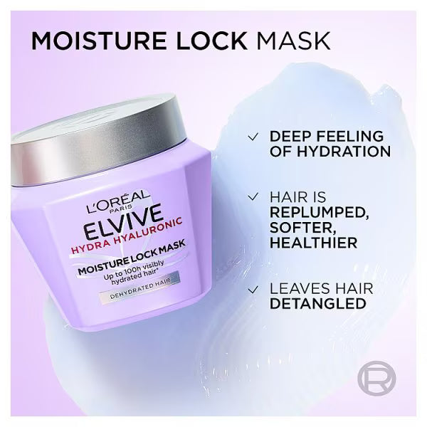 L'Oréal Paris Elvive Hydra Hyaluron hair mask, UK version