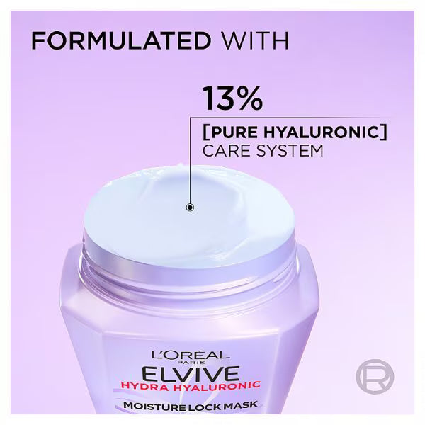 L'Oréal Paris Elvive Hydra Hyaluron hair mask, UK version