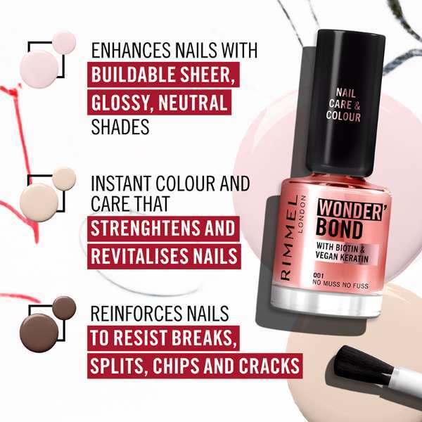 Rimmel nail polish 003 Slip Dress, imported from the UK