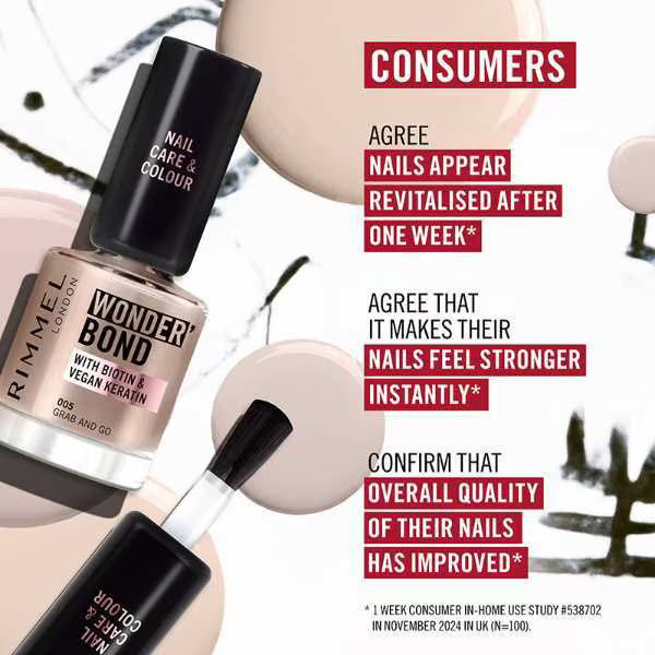 Rimmel nail polish 003 Slip Dress, imported from the UK