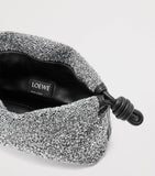 LOEWE Mini Beaded Flamenco clutch purse, imported from the UK