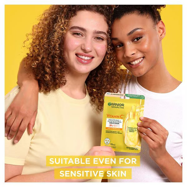 Garnier Vitamin C Brightening Glow Boosting Sheet Mask, UK version