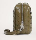 Bottega Veneta Intrecciato leather pouch, imported from the UK