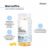 Known Nutrition high-strength magnesium gummies 60 count - British product