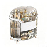 Livingandhome dustproof makeup organizer with clear drawers, imported from the UK