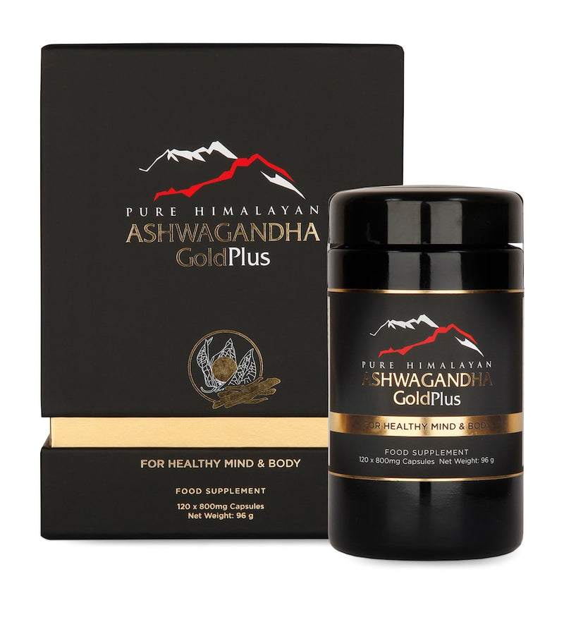 Pure Himalayan Ashwagandha Gold Plus capsules 120 (British brand)