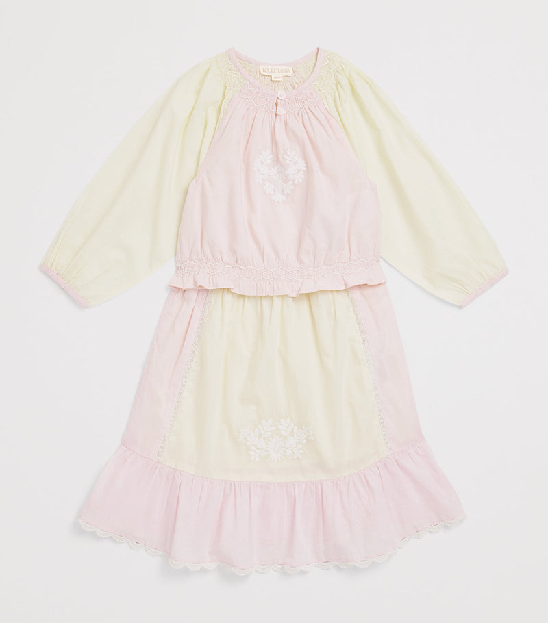 Louise Misha embroidered cotton Elanor blouse for children ages 4-12, UK version