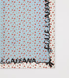 Dolce&Gabbana silk printed foulard 90x90cm (British brand)
