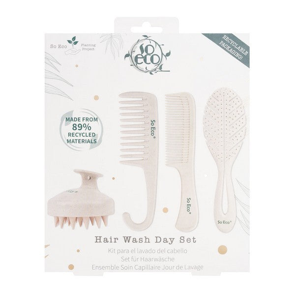So Eco Hair Wash Day Set Detangling Brush Kit (British brand)
