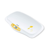 Beurer baby scale with curved weighing platform white - British product