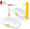 Beurer baby scale with curved weighing platform white - British product