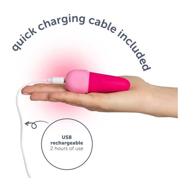 PlusOne Pink Silent Massager, imported from the UK