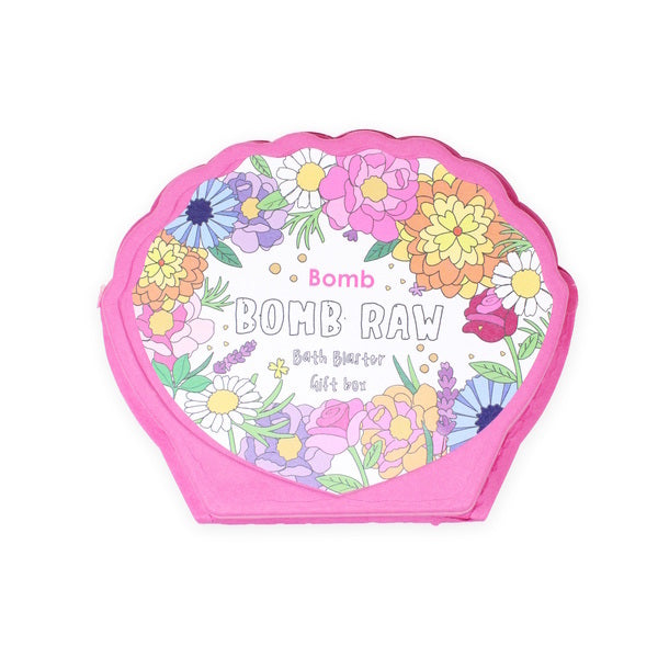 Bomb Cosmetics Bath Bomb Gift Set Shell Floral 4 pack - British product