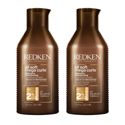 Superdrug Redken All Soft Mega Curl Shampoo 300ml Doppelpack - Online bei McGrocer kaufen