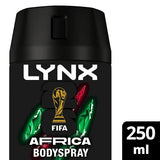 Superdrug Lynx Africa Body Spray FIFA World Cup Limited Edition 250ml- Buy online at McGrocer