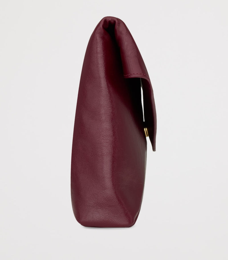 Saint Laurent large leather Cassandre envelope pouch, UK version