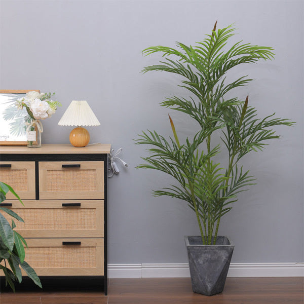 Livingandhome Artificial Potted Palm Tree 150cm, UK version
