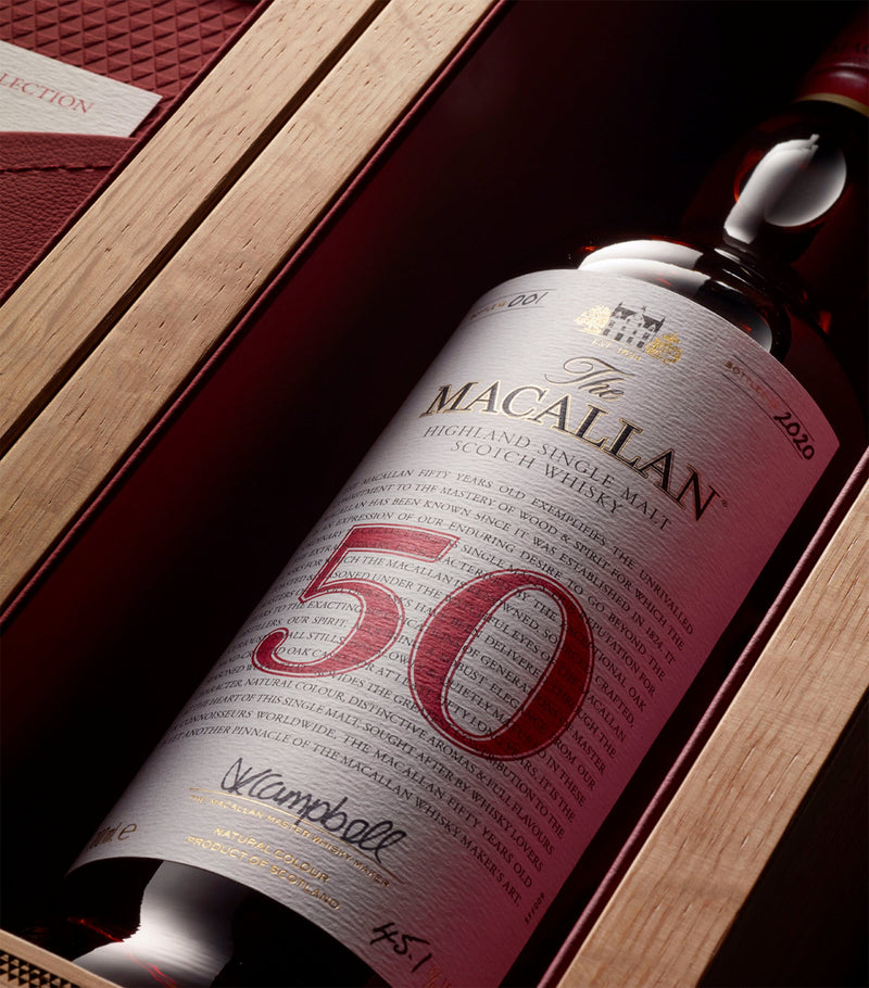 The Macallan The Red Collection 50-Year-Old single malt scotch whisky 70cl (British brand)