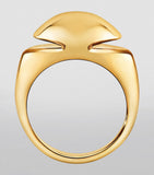 Bvlgari Yellow Gold Cabochon Ring, UK version