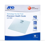 Holland & Barrett A&D Medical Personal Bathroom Scale White UC-502- Buy online at McGrocer