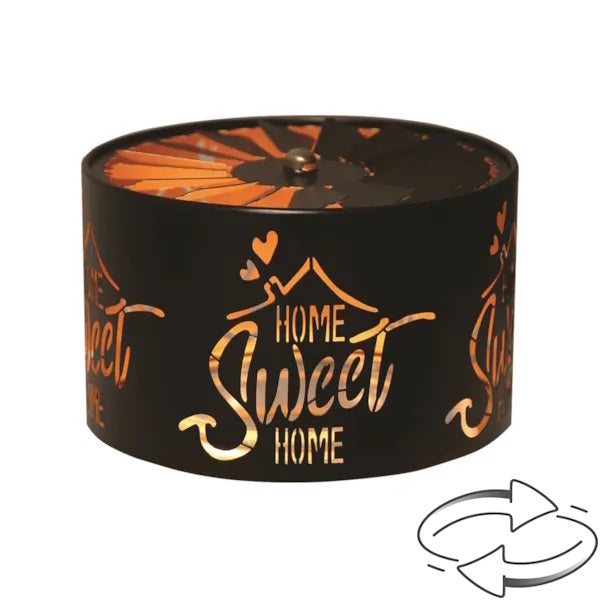 Home Sweet Home Rotating Candle Shade Carousel Fan 13cm - British product