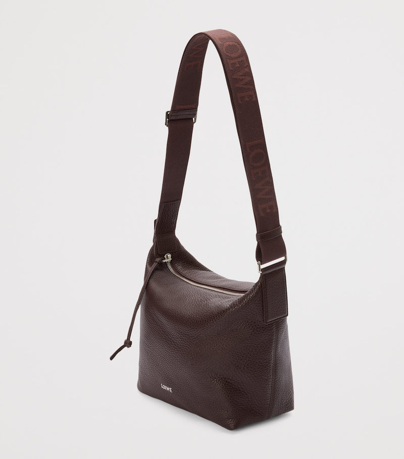 LOEWE Cubi cross-body bag in grained calf leather (British brand)