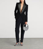 Balmain mini embellished suede handbag - British product