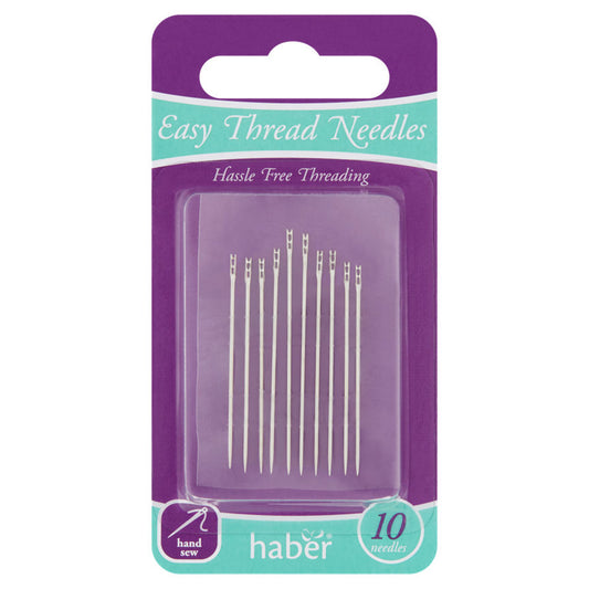 Haber Easy Thread Needles 10 Pieces General Household ASDA   