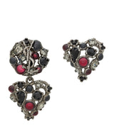 Harrods Saint Laurent Embellished Cassandre Earrings- Buy online at McGrocer