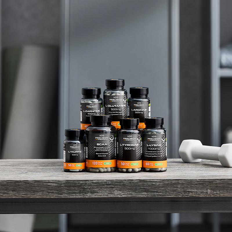 L-Taurine 500mg fitness supplement tablets 50ct (British brand)