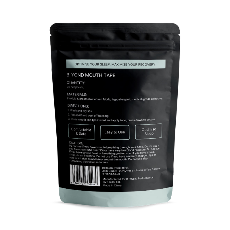 B-YOND Performance mouth tape pack of 30 (British brand)