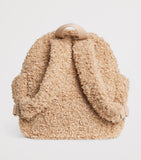 Harrods teddy backpack with recycled polyester fur, 34cm, imported from the UK