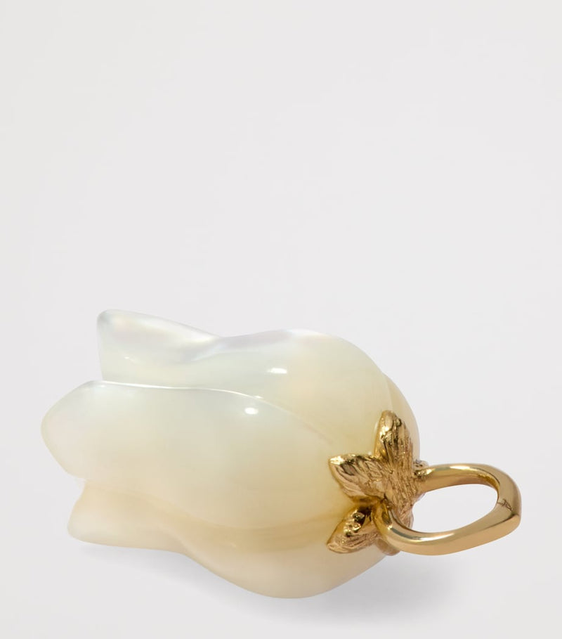 Annoushka pearl earring drops 18kt yellow gold, imported from the UK