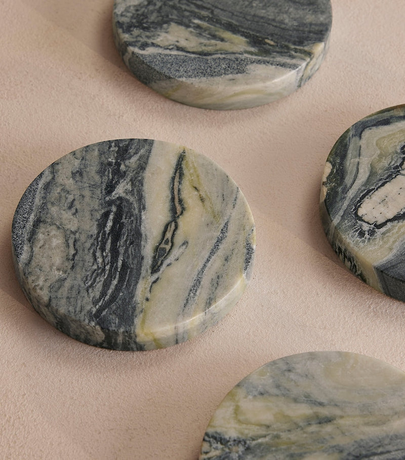 Soho Home marble Hanson coasters set of 4, imported from the UK