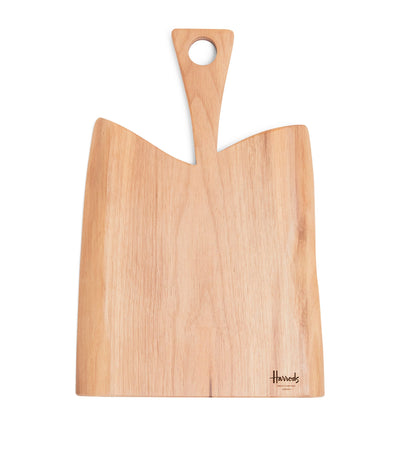 Harrods Medium Walnut Wood Chopping Board for Food Preparation- Buy online at McGrocer
