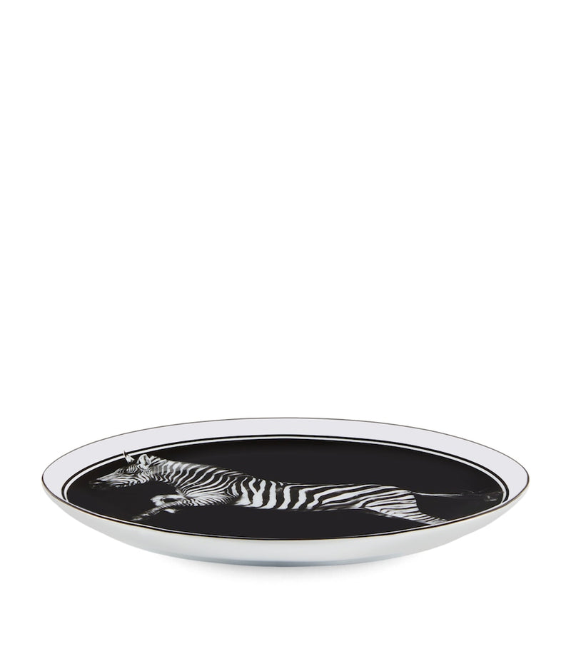 Dolce&Gabbana serving plate zebra design 45.5cm - British product