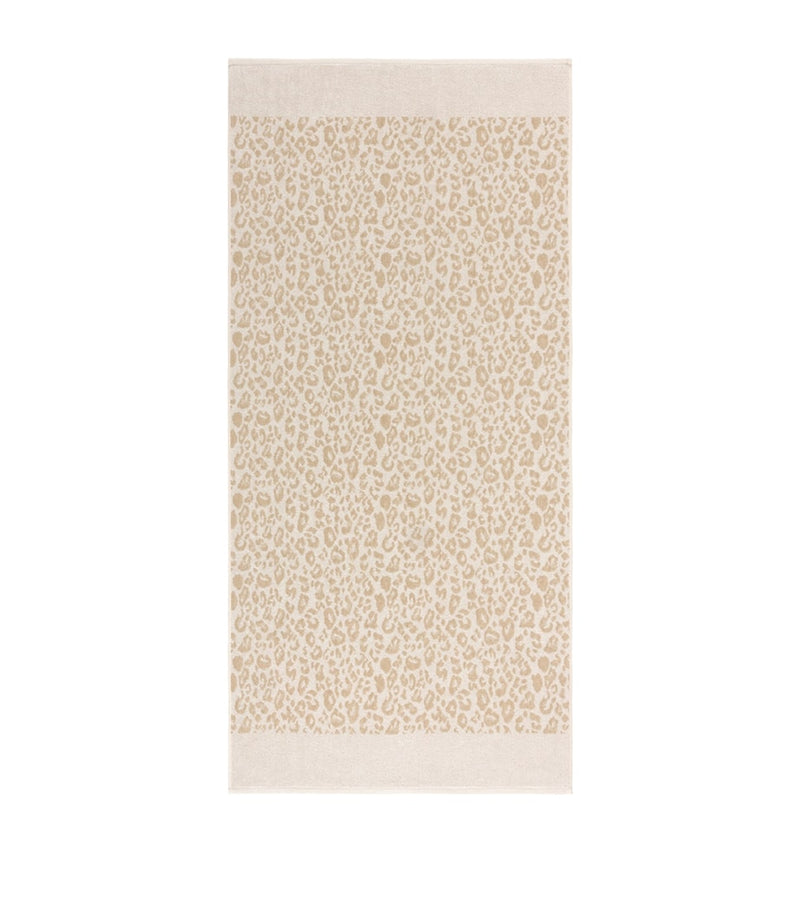 Yves Delorme leopard bath towel 140cm x 70cm (British brand)