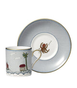 Harrods Wedgwood Kit Kemp Sailor's Farewell Coffee Cup and Saucer- Buy online at McGrocer