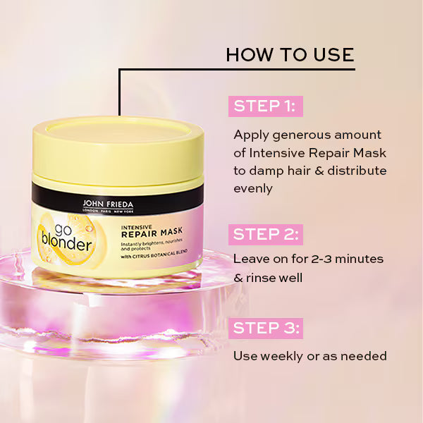 John Frieda Go Blonder Deep Conditioner Mask 250ml, imported from the UK