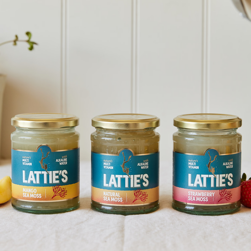 Latties Strawberry Sea Moss Gel 250g - British product