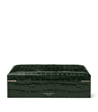 Aspinal of London Savoy leather croc-embossed jewellery box - British product