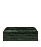Aspinal of London Savoy leather croc-embossed jewellery box - British product